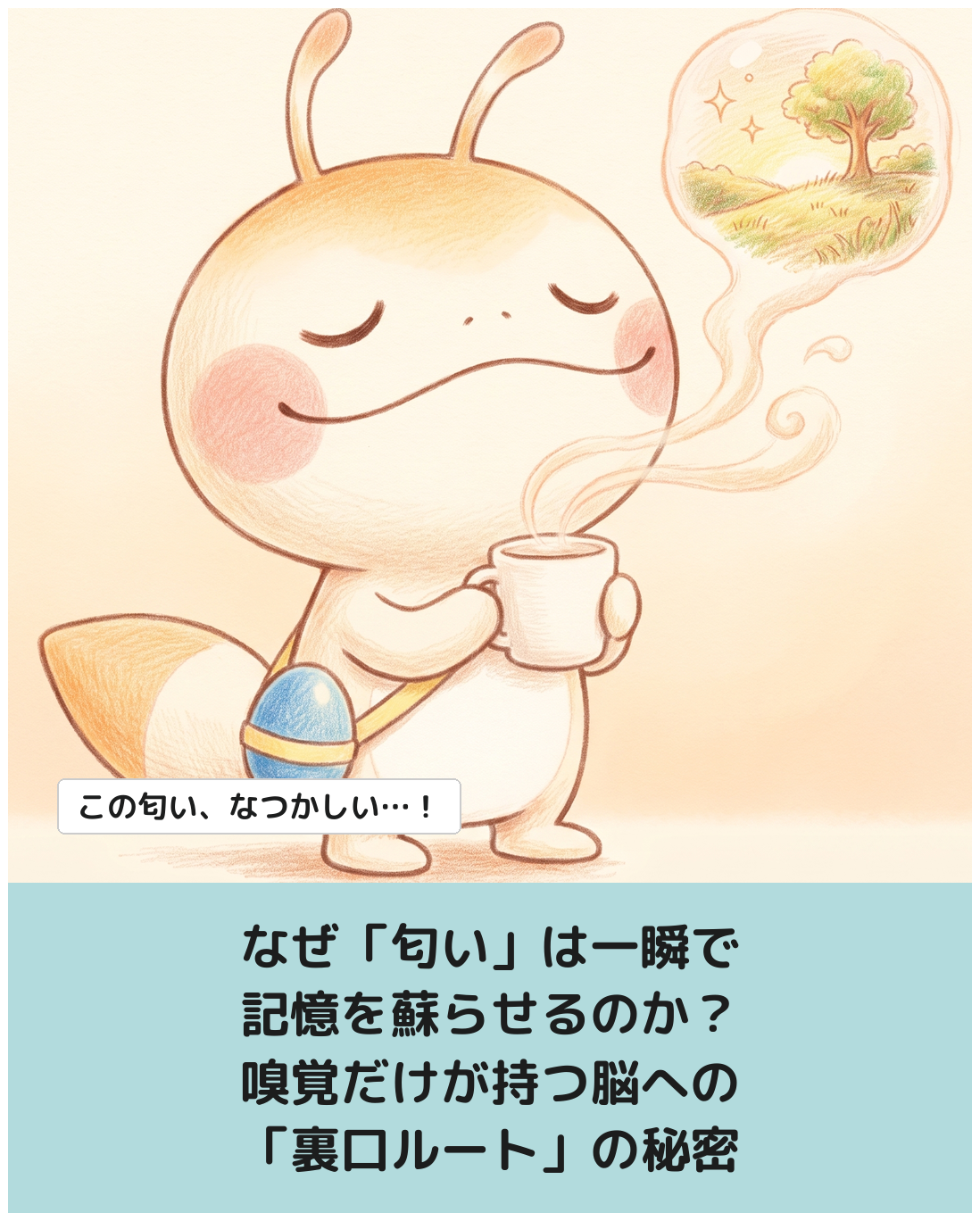 なぜ「匂い」は一瞬で記憶を蘇らせるのか？嗅覚だけが持つ脳への「裏口ルート」の秘密